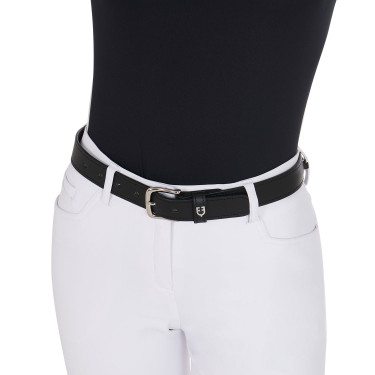 Ceinture anglaise en cuir avec mors eggbutt Equestro Ceinture anglaise en cuir avec mors eggbutt Equestro