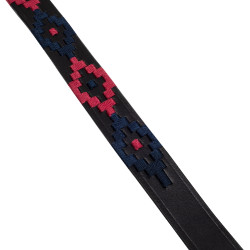 Ceinture anglaise avec décoration sud-ouest Equestro Noir