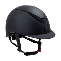 Unisex helm met glanzend frame Galaxy Equestro Zwart / glanzend roségoud Unisex helm met glanzend frame Galaxy Equestro Zwart / glanzend roségoud
