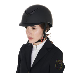 Casque unisex avec cadre brillant Galaxy Equestro Noir / noir brillant