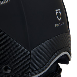 Ultralichte helm van duurzaam plastic Stealth Equestro Zwart
