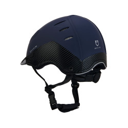 Ultralichte helm van duurzaam plastic Stealth Equestro Marine Marineblauw