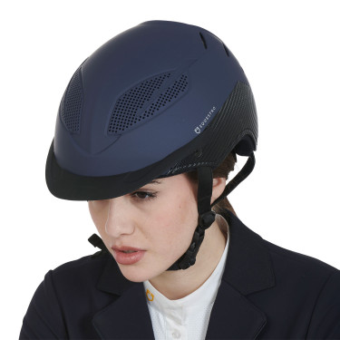Ultralichte helm van duurzaam plastic Stealth Equestro Marine Marineblauw