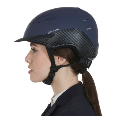 Ultralichte helm van duurzaam plastic Stealth Equestro Marine Marineblauw