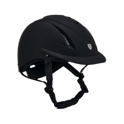 Casque ultra-léger avec logo frontal Maverick Equestro Noir