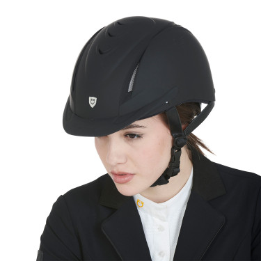 Ultralichte helm met Maverick Equestro-logo aan de voorkant Zwart