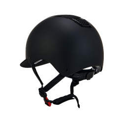 Casque ultra-léger avec cadre poli Eclipse Equestro Noir / noir