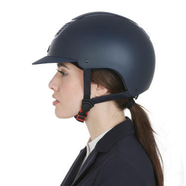 Casque ultra-léger avec cadre poli Eclipse Equestro Marine / marine Bleu