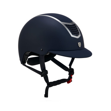 Casque ultra-léger avec cadre poli Eclipse Equestro Marine / argent Bleu