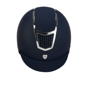 Ultralichte helm met gepolijst frame Eclipse Equestro Marine / zilver Blauw