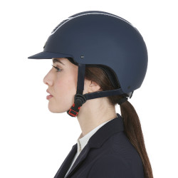 Ultralichte helm met gepolijst frame Eclipse Equestro Marine / zilver Blauw