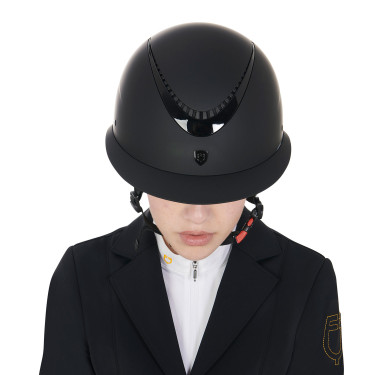 Dameshelm Galaxy met brede klep en glanzend frame Equestro Dameshelm Galaxy met brede klep en glanzend frame Equestro