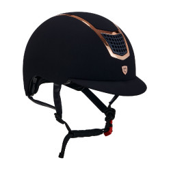 Eclipse fluwelen unie helm (3 vullingen) Equestro Marine / roségoud Marineblauw Eclipse fluwelen unie helm (3 vullingen) Equestro Marine / roségoud Marineblauw