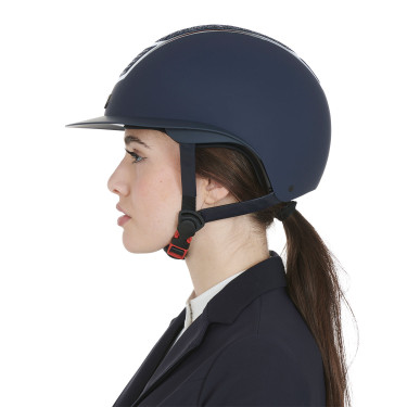 Eclipse-helm met strass en brede klep (3 voeringen) Equestro Eclipse-helm met strass en brede klep (3 voeringen) Equestro