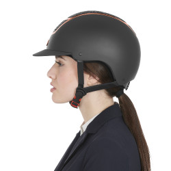 Eclipse-helm met strass Equestro Zwart / roségoud