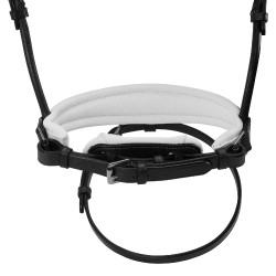 Bride en cuir roulé Poesia Acavallo Noir