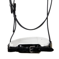 Bride en cuir lisse de dressage Dressage+ Equestro Noir Bride en cuir lisse de dressage Dressage+ Equestro Noir