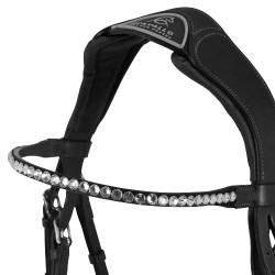 Bride en cuir de veau Cupido Acavallo Noir Bride en cuir de veau Cupido Acavallo Noir