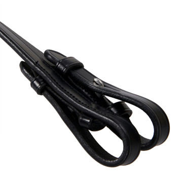 Leren dressuurhoofdstel Dressage Equestro Zwart