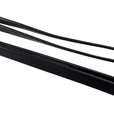 Leren dressuurhoofdstel Dressage Equestro Zwart