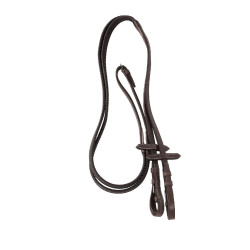 Bride avec muserolle mexicaine et mouton synthétique Equestro Marron foncé