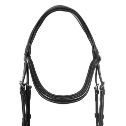 Bride anatomique avec surpiqûres contrastantes Micklem Equestro Noir Bride anatomique avec surpiqûres contrastantes Micklem Equestro Noir