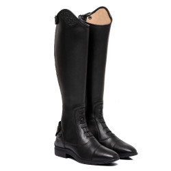 Bottes unisex à lacets avec insert multilogo Dusk Equestro Noir Bottes unisex à lacets avec insert multilogo Dusk Equestro Noir