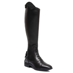 Bottes unisex à lacets avec insert multilogo Dusk Equestro Noir Bottes unisex à lacets avec insert multilogo Dusk Equestro Noir