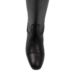 Bottes enfant en microfibre enduite Equestro Noir Bottes enfant en microfibre enduite Equestro Noir