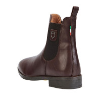 Unisex laarzen met zijelastieken Classic Equestro Donkerbruin