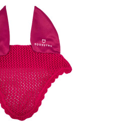 Bonnet anti-mouches poney en coton avec oreilles élastiques Equestro Bonnet anti-mouches poney en coton avec oreilles élastiques Equestro
