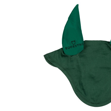 Anti-vliegennet pony met elastische oren basiscollectie Equestro Groen