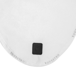 Fliegenhaube aus Samt und technischem Gewebe Equestro Wit / wit
