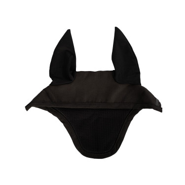 Bonnet anti-mouches en tissu technique stretch avec logo collection Elegance Equestro Bonnet anti-mouches en tissu technique stretch avec logo collection Elegance Equestro