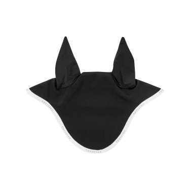 Bonnet anti-mouches en tissu technique GP Equestro Noir / blanc