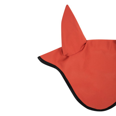 Bonnet anti-mouches en tissu technique GP Equestro Rouge brique / noir
