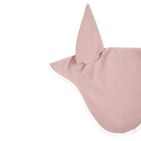 Bonnet anti-mouches en tissu technique GP Equestro Rose cameo / blanc