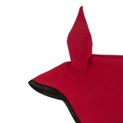 Bonnet anti-mouches en tissu technique GP Equestro Vin / noir Rouge