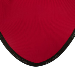 Bonnet anti-mouches en tissu technique GP Equestro Vin / noir Rouge