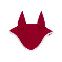 Bonnet anti-mouches en tissu technique GP Equestro Vin / blanc Rouge Bonnet anti-mouches en tissu technique GP Equestro Vin / blanc Rouge