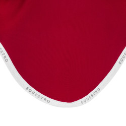 Bonnet anti-mouches en tissu technique GP Equestro Vin / blanc Rouge