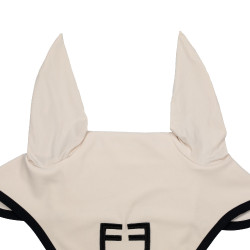 Bonnet anti-mouches en tissu technique édition Black Line Equestro Beige