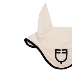 Bonnet anti-mouches en tissu technique édition Black Line Equestro Beige