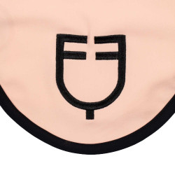 Bonnet anti-mouches en tissu technique édition Black Line Equestro Rose cameo