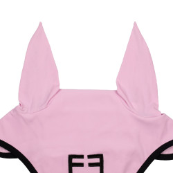 Bonnet anti-mouches en tissu technique édition Black Line Equestro Orchidée Rose