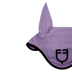 Bonnet anti-mouches en tissu technique édition Black Line Equestro Violet