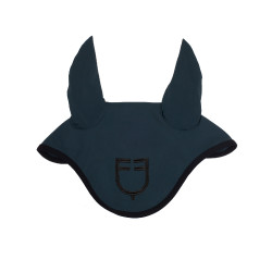 Bonnet anti-mouches en tissu technique édition Black Line Equestro Marine