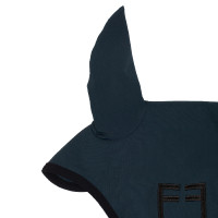 Bonnet anti-mouches en tissu technique édition Black Line Equestro Marine Bleu marine