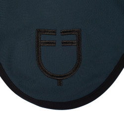 Bonnet anti-mouches en tissu technique édition Black Line Equestro Marine Bleu marine