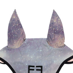 Bonnet anti-mouches en tissu technique édition Black Line Equestro Galaxie